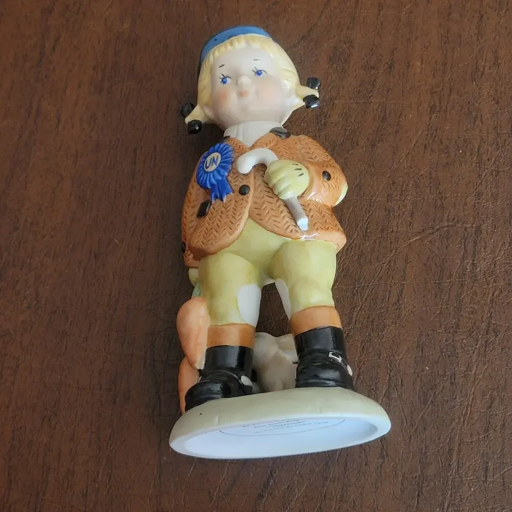 Vintage The United Nations UN Children Ann from England 1978 Porcelain